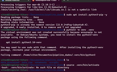 sudo apt install python3 python3 pip python3 venv