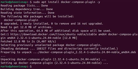 sudo apt upgrade docker compose