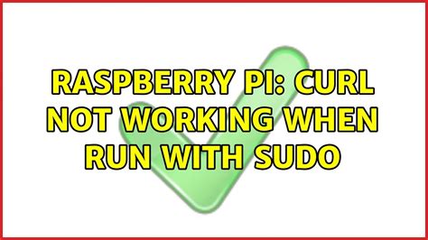 sudo curl not working
