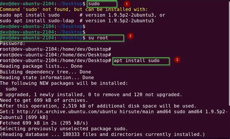 sudo dnf update command not found