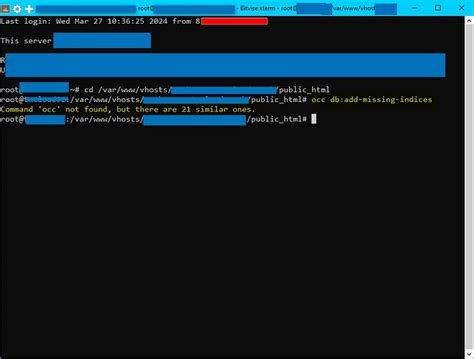 sudo nextcloud.occ command not found