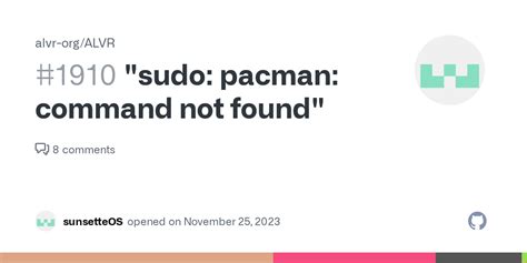sudo pacman-key command not found