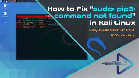 sudo pip3 command not found
