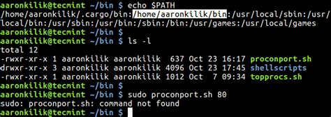 sudo run script as root