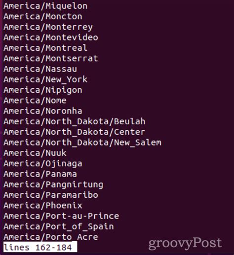 sudo timedatectl set timezone list