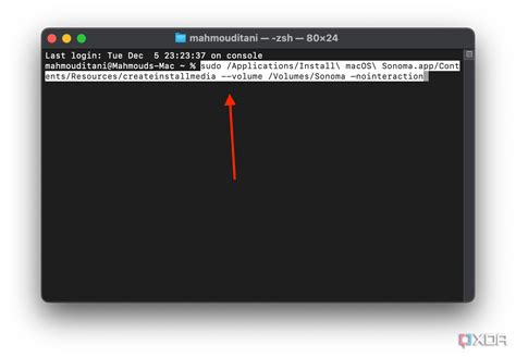 sudo volumes docker docker app contents macos install command not found