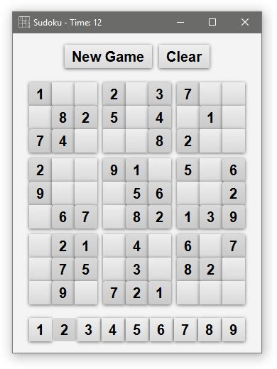 Sudoku Algorithm Java