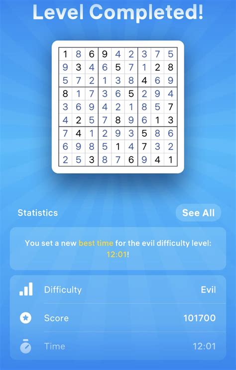 Sudoku Evil Difficulty