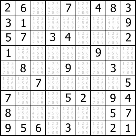 sudoku examples printable
