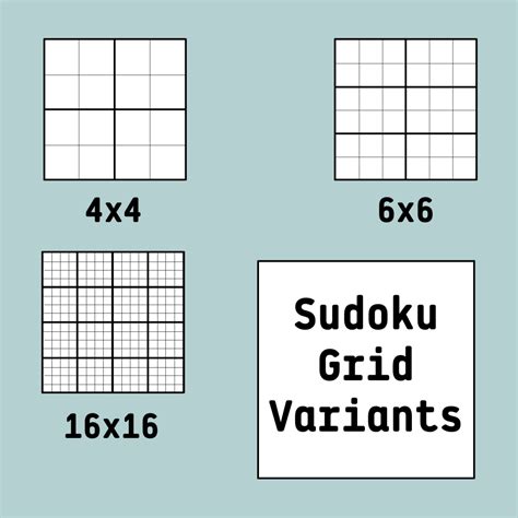 Sudoku Grid Sizes