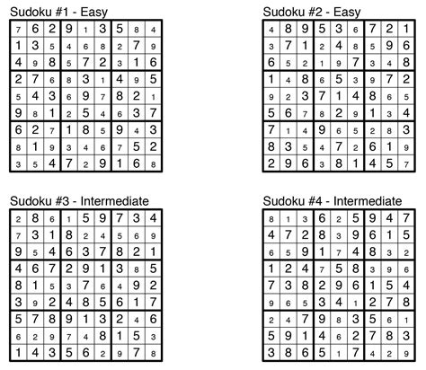 Sudoku Puzzles Questions And Answers