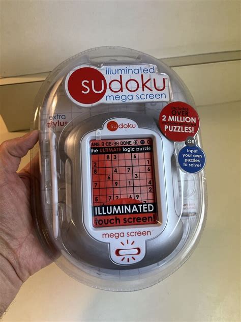 Vintage Sudoku Illuminated Handheld Electronic Game Techno Source