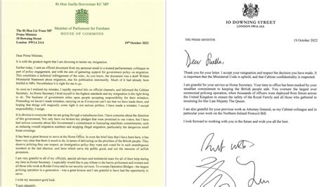 suella braverman letter to prime minister