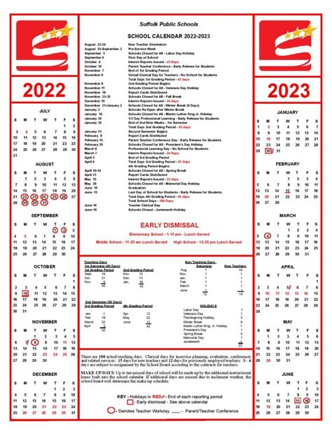 Suffolk Public Schools Calendar 2024-2025