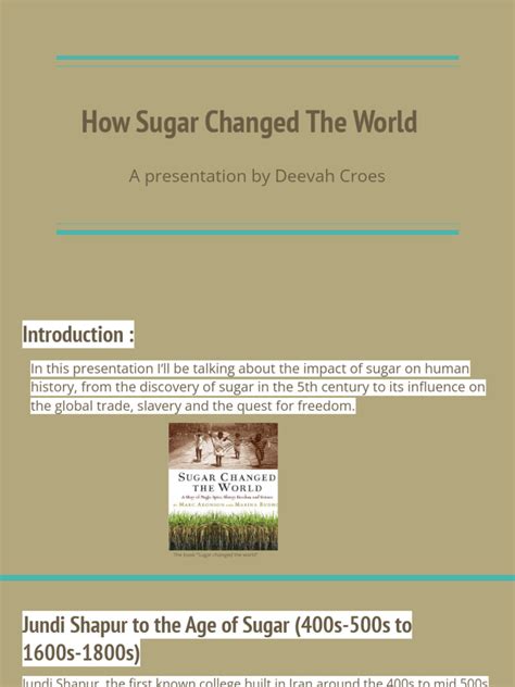+15 Sugar Changed The World Pdf Going Viral