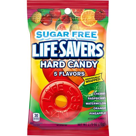 sugar free fruit flavor hard candy