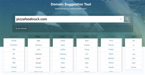 suggested domain names tool