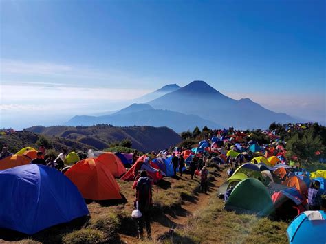 Suhu Gunung Prau Kemarin