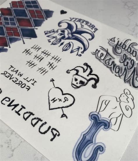 Suicide Squad Printable Tattoos