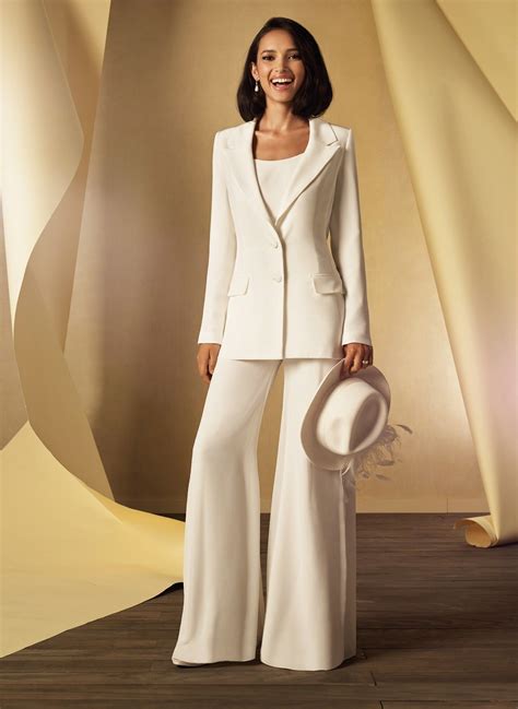 Women's White Suits For Weddings POPSUGAR Fashion