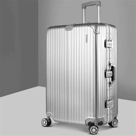 Suitcase Silver Trolley