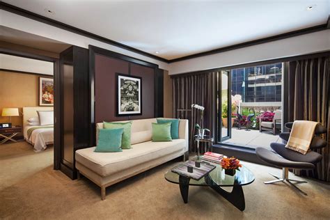 Suite Living Room at Fifty Hotel & Suites by Affinia