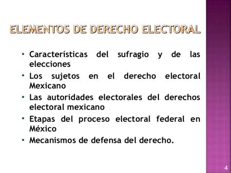 sujetos del derecho electoral mexicano