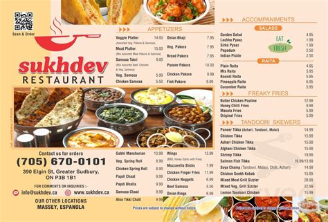 sukhdev restaurant sudbury buffet