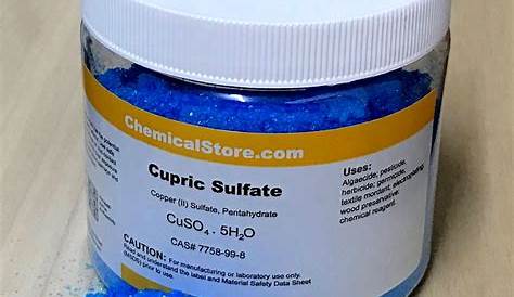 Sulfate De Cuivre Hydrate Épinglé Sur Produits Chimiques