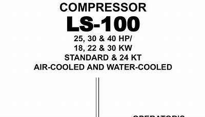 Sullair Compressors Manual