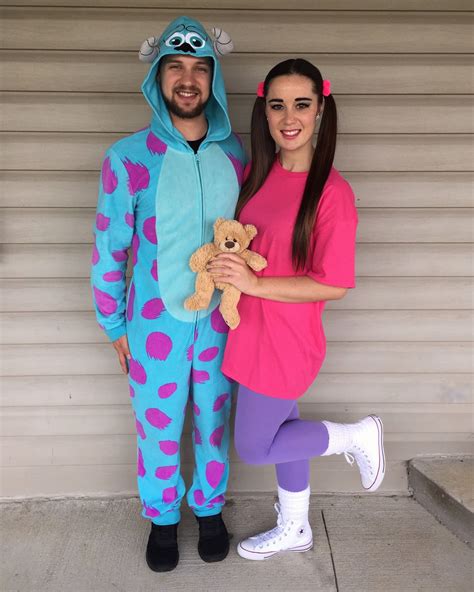 Boo Costume Halloween! Maybe hold a sully stuffed animal? Would also be