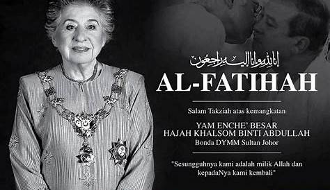 Mother of Sultan of Johor dies (Updated)