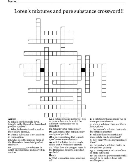 Drugs and Alcohol Crossword WordMint