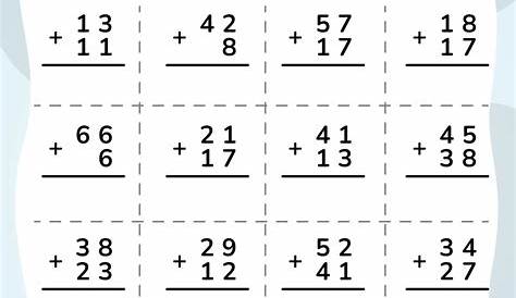 Sumas para Primer grado