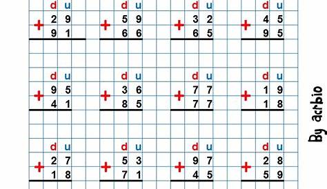 SUMAS PARA PRIMARIA DOS CIFRAS (6) – Imagenes Educativas