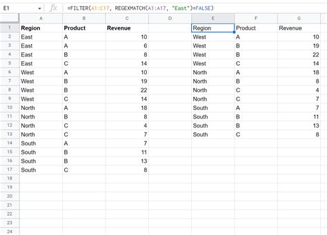 sumif does not contain text google sheets