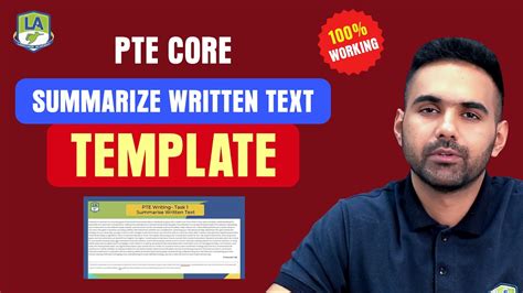 summarize written text in pte tips