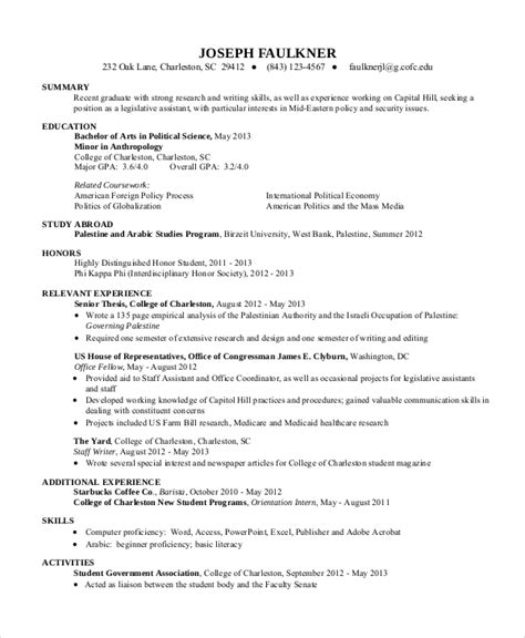 Job Resume Samples for College Students Sample Resumes