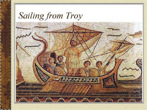 Summary For Sailing From Troy