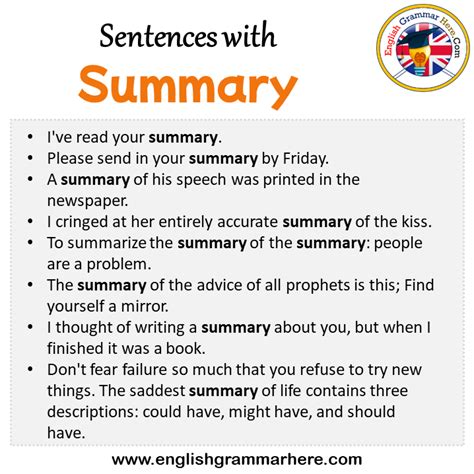 summary in a sentence