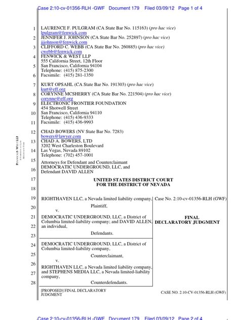 summary judgment vs declaratory judgment