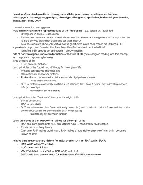 Summary Notes Meaning