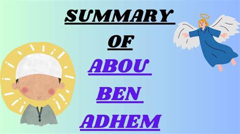 summary of abou ben adhem