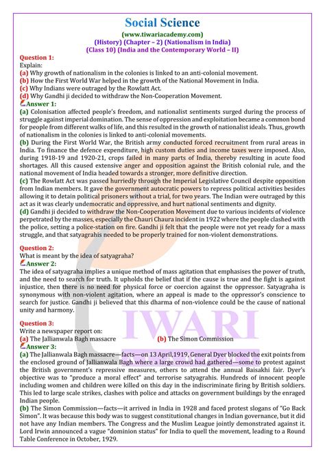 summary of chapter 2 history class 10