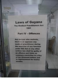 summary offences act guyana