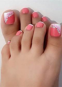 Summer Acrylic Toe Nails