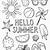 summer coloring pages pdf