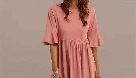 Summer Dresses 3/4 Length Sleeves