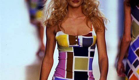 Spring/Summer 1997 Fashion, 90s fashion, Bodycon dress