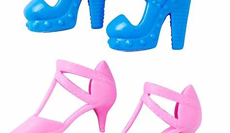 Summer Label Barbie Shoes 3 Pairs Set Suitable For Princess Doll's Fashionable